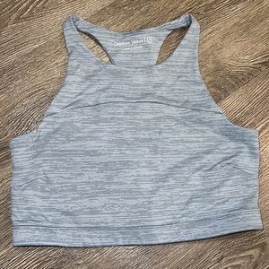 Outdoor Voices Move Free Gray Crop Top